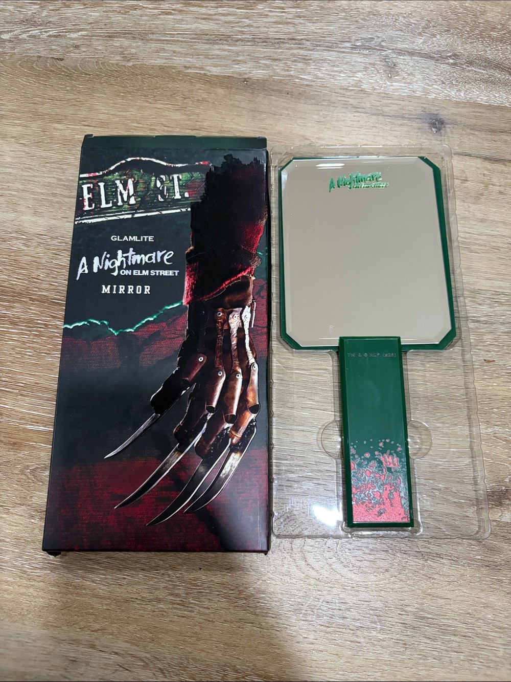 A Nightmare on Elm Street Green Hand Mirror